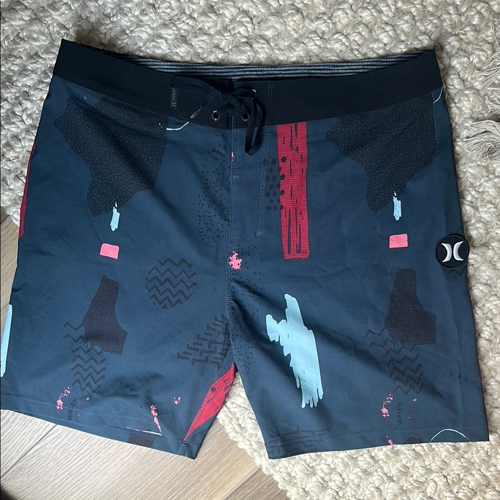 Hurley Navy Phantom Board Shorts Swimwear